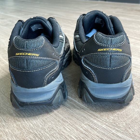 SKECHERS Black After Burn Memory Fit Men’s Shoe Size 11.5 - Picture 4 of 10